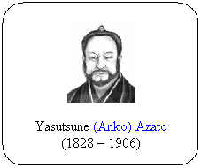 Flowchart: Alternate Process: Yasutsune (Anko) Azato
(1828  1906)
